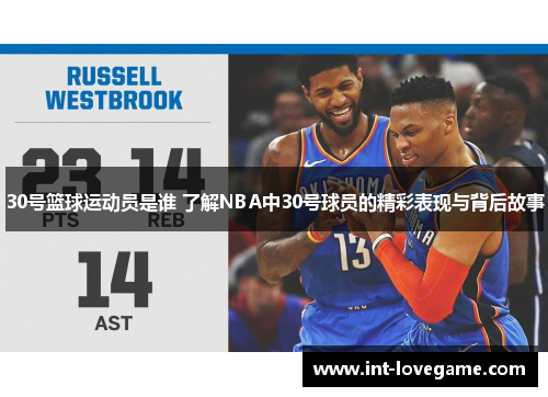 30号篮球运动员是谁 了解NBA中30号球员的精彩表现与背后故事